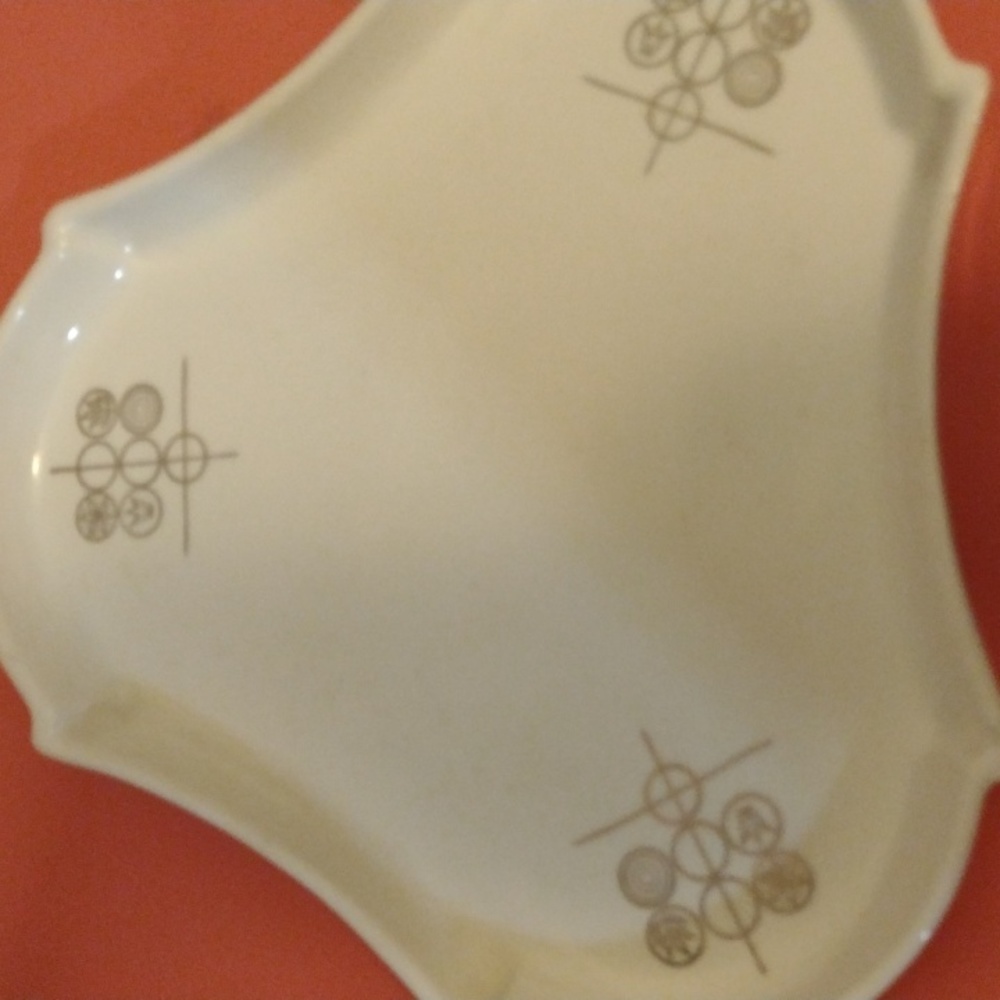 Mid Century pitcher and platter. - Picture 2 of 6